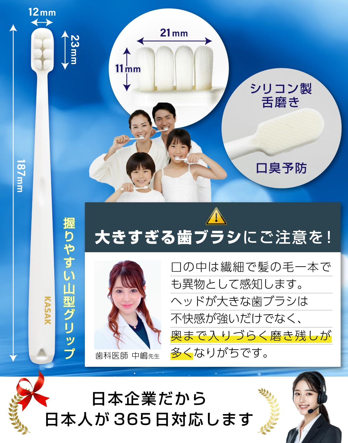 Amazon | 【歯科医師監修】 歯ブラシ やわらかめ 『羽根ごこち